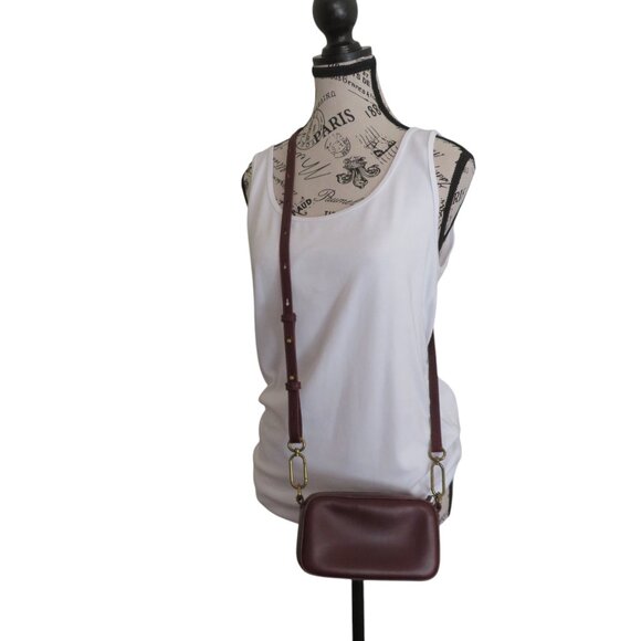 🔥🔥HP🔥🔥 Madewell - The Box Leather Carabiner Mini Crossbody Bag - NWOT - Picture 3 of 8